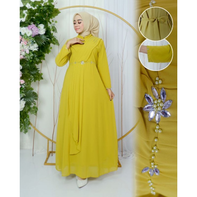 GAMIS ARABELA SERUTY BABY DOLL MIX PAYET MUTIARA TERBARU| GAMIS PESTA| GAMIS MUTIARA| GAMIS KONDANGAN| GAMIS| GAMIS WANITA| GAMIS FASHION MUSLIM| GAMIS LEBARAN| GAMIS KEKINIAN