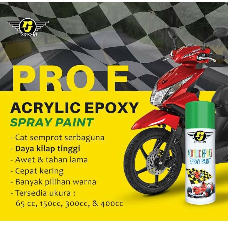 CAT SEMPROT RJ LONDON DAN COLOURMAN 300ml SEMUA WARNA PILOX PILOK hitam black putih white clear red 