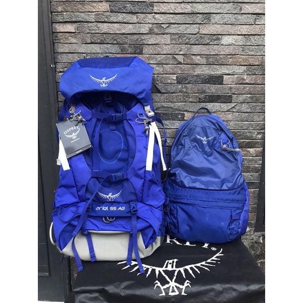 ⭐️⭐️⭐️⭐️⭐️Terjual Tas Gunung Carrier Osprey Ariel AG 55 AG Not Atmos Aether 50 60 65 70 AG