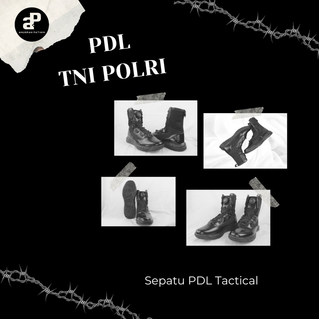 Sepatu PDL TNI POLRI Tactical Extract
