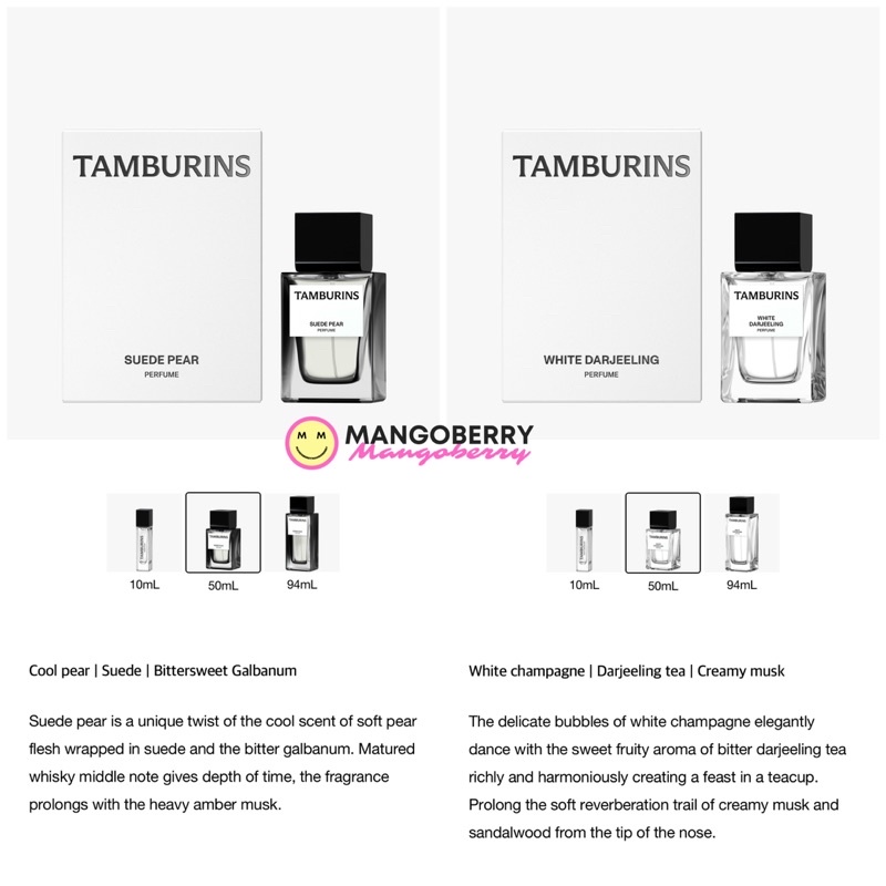 TAMBURINS Perfume 10ml (Jennie Blackpink parfum)