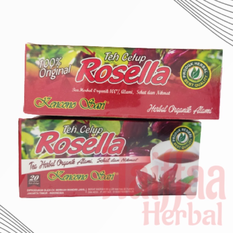 

Teh Celup Bunga Rosella / Rosela Kencono Sari Teh Herbal Asli Original