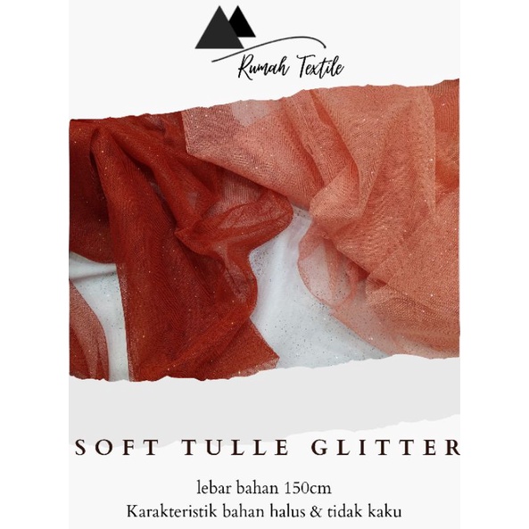 SOFT TULLE GLITTER/TILE GLITTER/TILLE HALUS GLITTER/TILLE GLITTER/KAIN TULLE/KAIN GLITTER