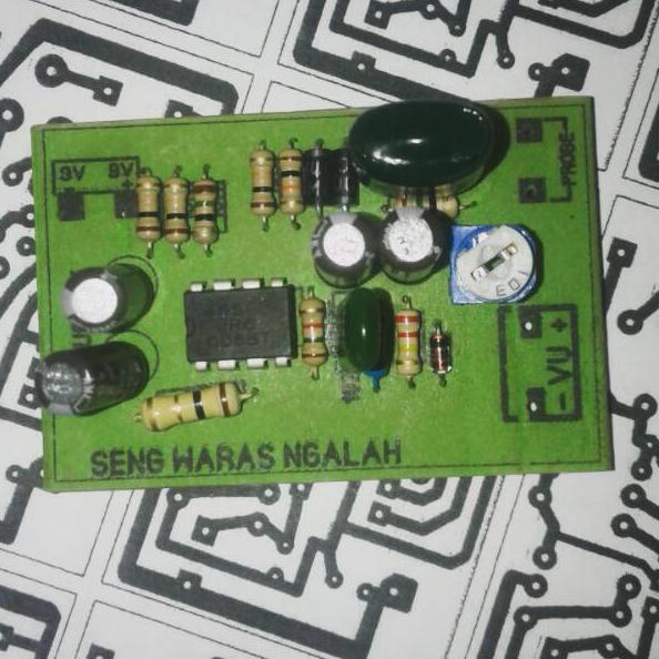 TERPOPULER kit esr meter analog ic4558 alat cek elco on board ♪ 864