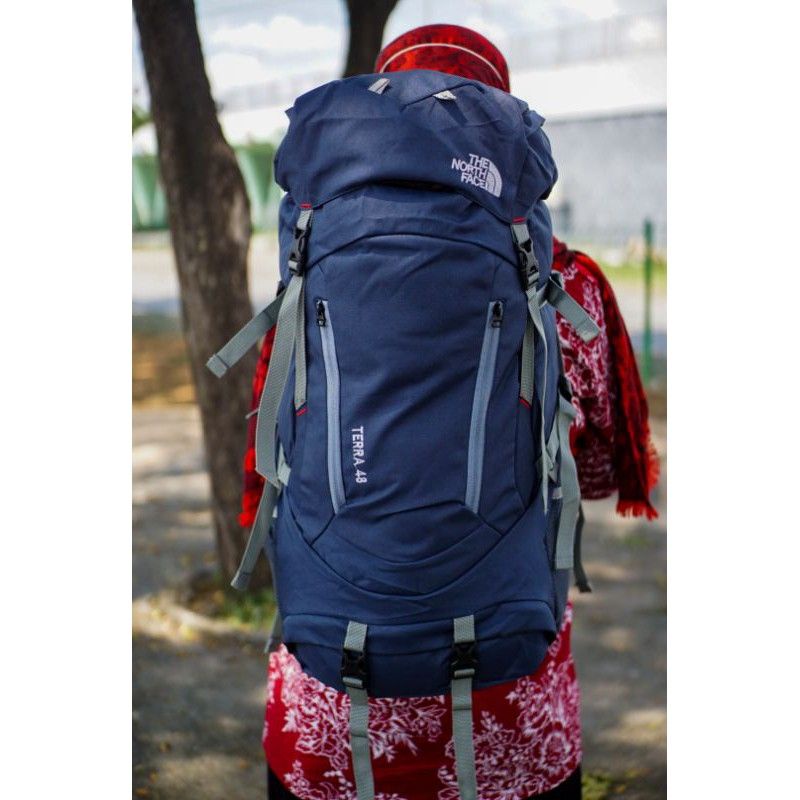 TAS CARRIER TERRA 45 LITER BONUS COVERBAG # TAS HIKING TAS RANSEL GUNUNG TNF 45 L