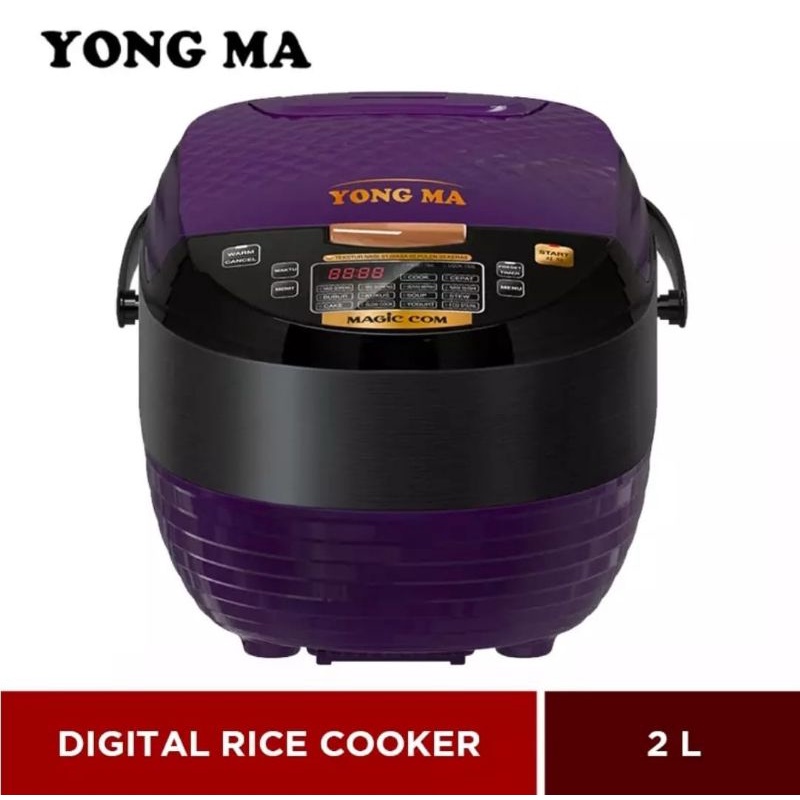 MAGIC COM YONGMA / RICE COOKER YONG MA DIGITAL 2 LITER SMC 7047 / SMC7047 / SMC 8027 / SMC8027 / SMC 8017 / SMC8017
