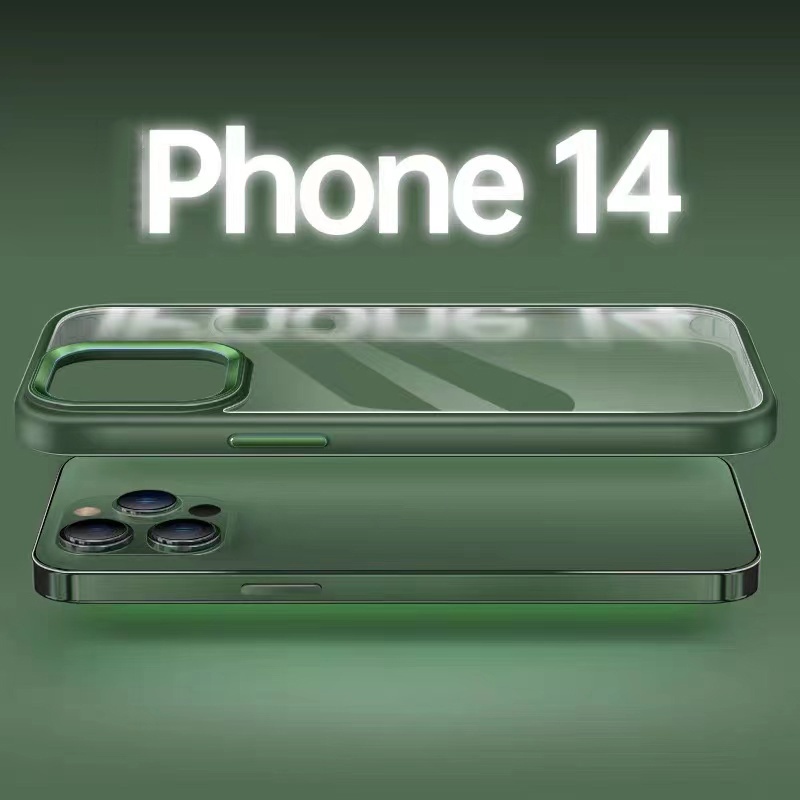 for iPhone 14 Pro Max hard case compatible for iPhone 14 plus for iPhone 11 12 13 Pro Max case Dark purple, dark green, black, dark blue, white transparent case