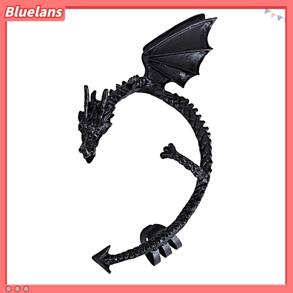 Bluelans 1Pc Ear Rings Durable Perfect Gift Convenient Carved Earrings Cuff Clips for Women