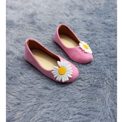 Sepatu Anak SD Perempuan Flatshoes Bunga Yasmin 26-30