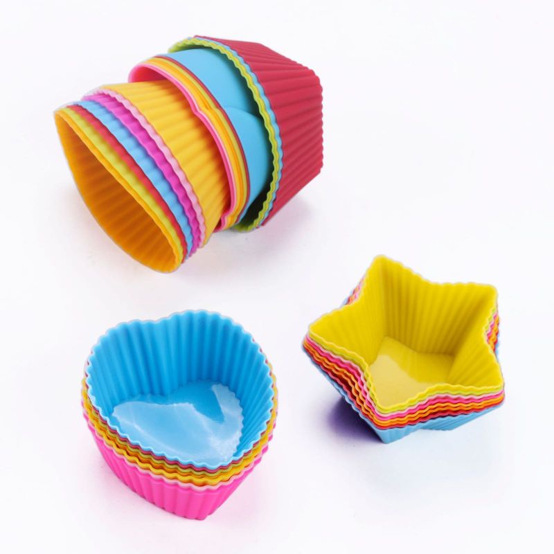 CETAKAN CUPCAKE SILIKON AESTHETIC/SILICONE MOLD MUFFIN /WADAH BENTO