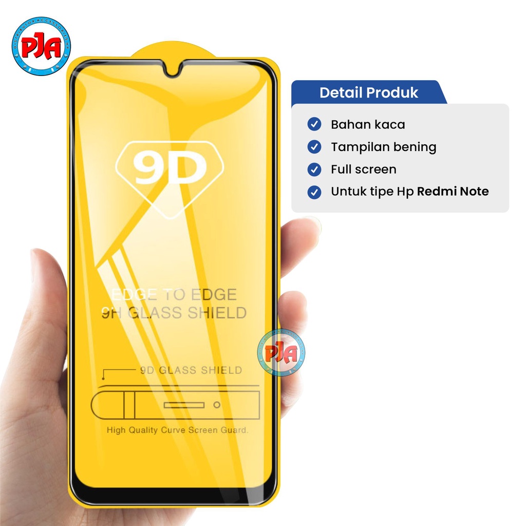 Tempered Glass TG Antigores Kaca Full Screen Xiaomi Redmi Note 4 4X 5 6 7 8 9 10 5A 5 Pro 9S 10S 10 Pro