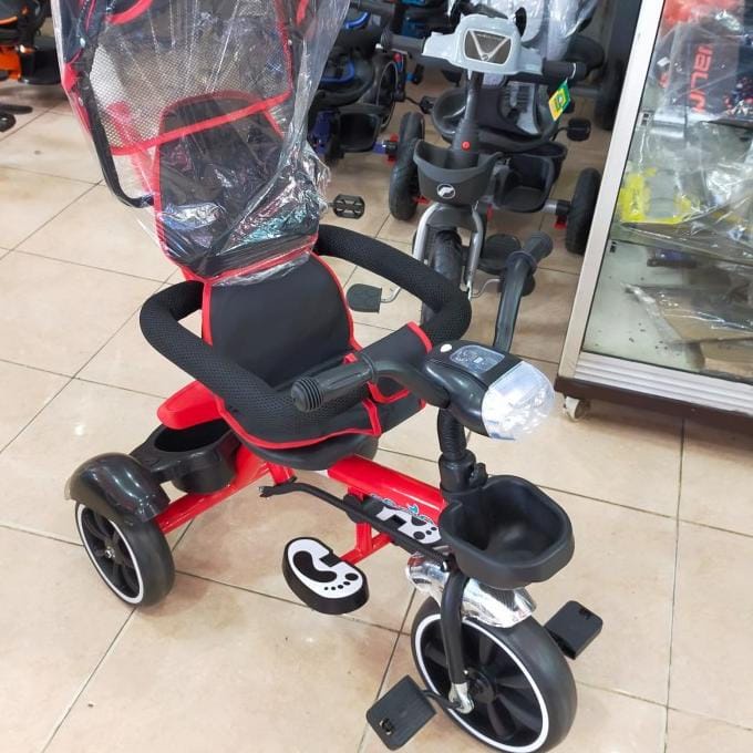 Sepeda Roda 3 Tiga GENIO BABY Kursi Putar 360 Tricycle Anak sepeda anak murah