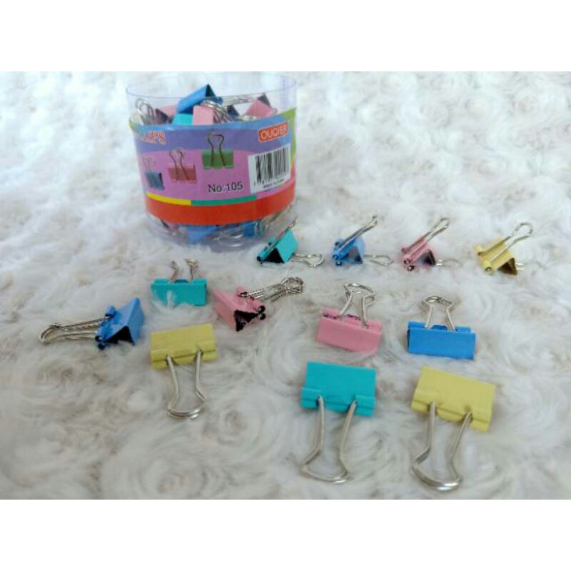 

BINDER CLIP JOYKO105D/PENJEPIT KERTAS WARNA(1KTK ISI 60PCS)