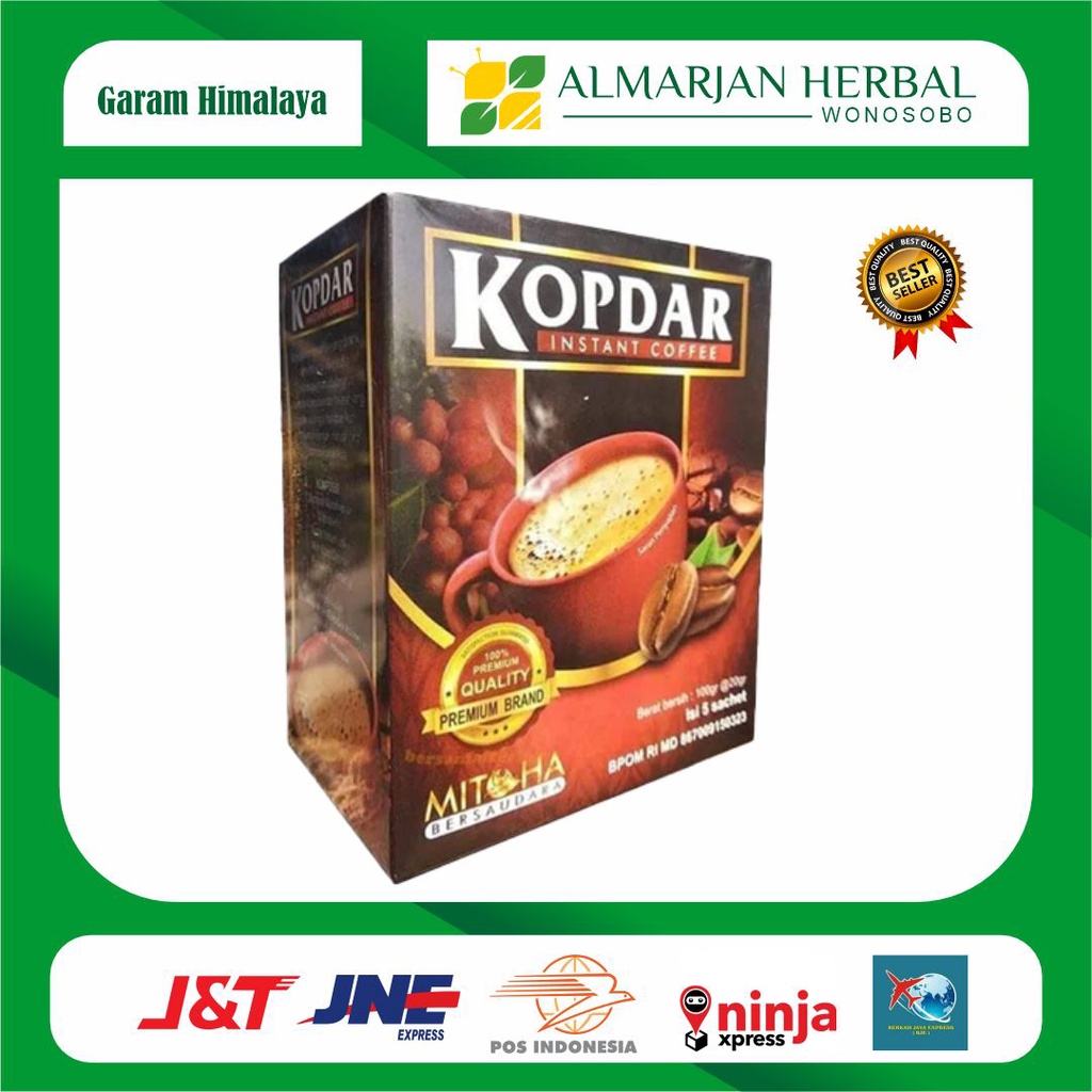 

KOPDAR Kopi Borneo Instant Coffee Stamina 100% Original