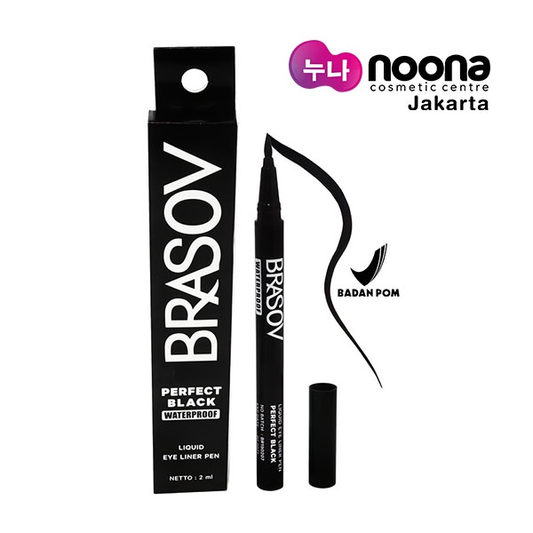 BRASOV LIQUID EYELINER PEN WATERPROOF 2ML