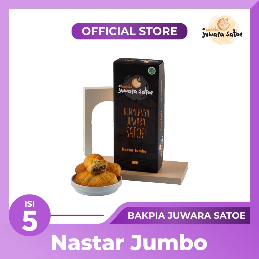 [ ISI 5 ] NASTAR JUMBO - BAKPIA JUWARA SATOE OLEH OLEH KHAS JOGJA