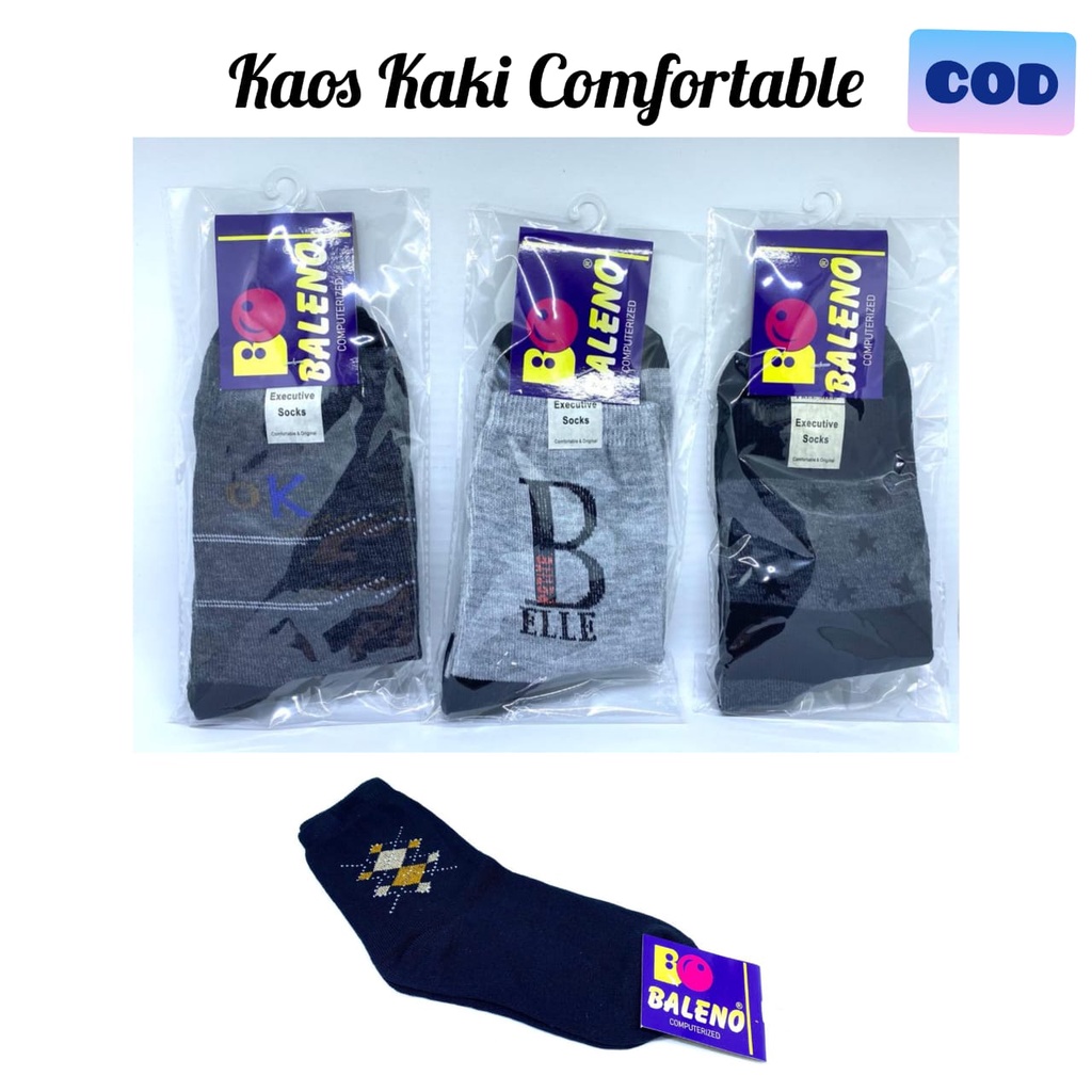 Kaos Kaki Pria Kaos Kaki Kantoran Bahan Katun Comfortable Sock