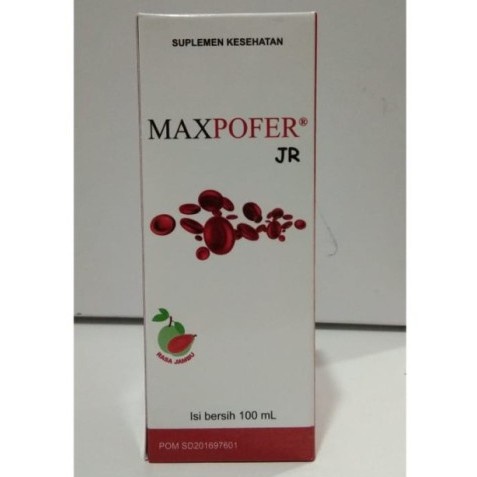 MAXPOFER Jr Syrup 100 mL / Maxpofer Jr Syrup Suplemen Kesehatan Anak