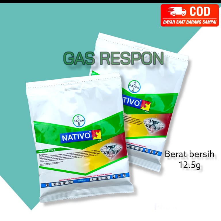 Nativo 12.5 Fungisida + ZPT natifo bayer Bahan aktif: tebukonazol 50 % + trifloksistrobin 25 %