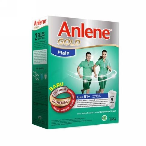 

[ COD ] ANLENE GOLD RASA PLAIN USIA 51 TAHUN KE ATAS 250 GRAM BOX