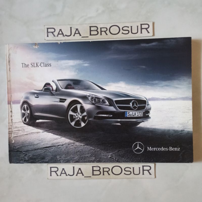 Poster brosur katalog booklet Mercedes Benz The SLK Class SLK200-SLK250-SLK350 Blue Efficiency/Mercy