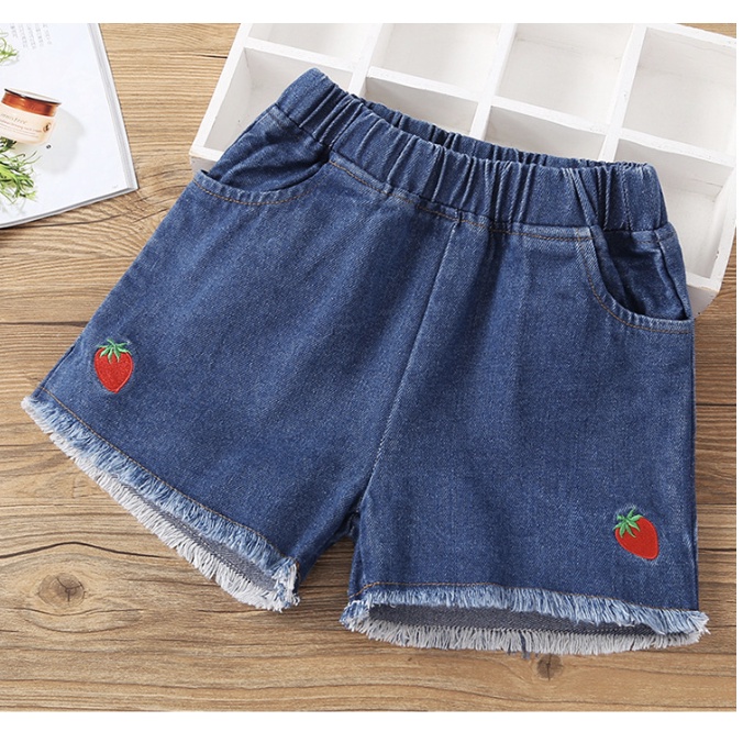 babyfit [3-8thn] STOBERIED celana jeans pendek hotpants anak perempuan import jx-0116r