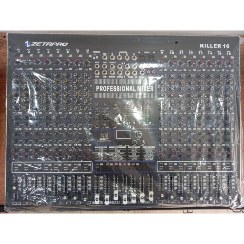 Mixer ZETAPRO KILLER 16 (16Channel) / KILLER16 / KILLER-16