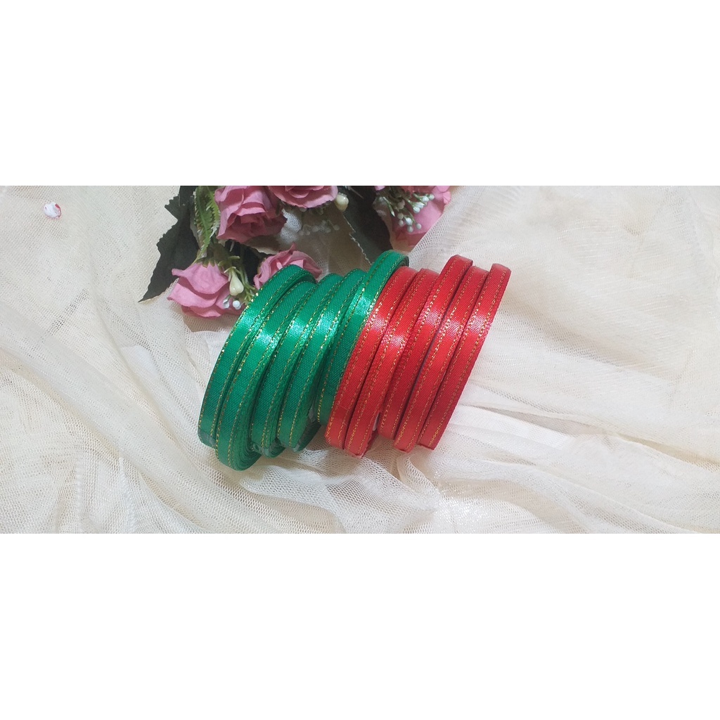 

pita satin list emas 0,5 cm