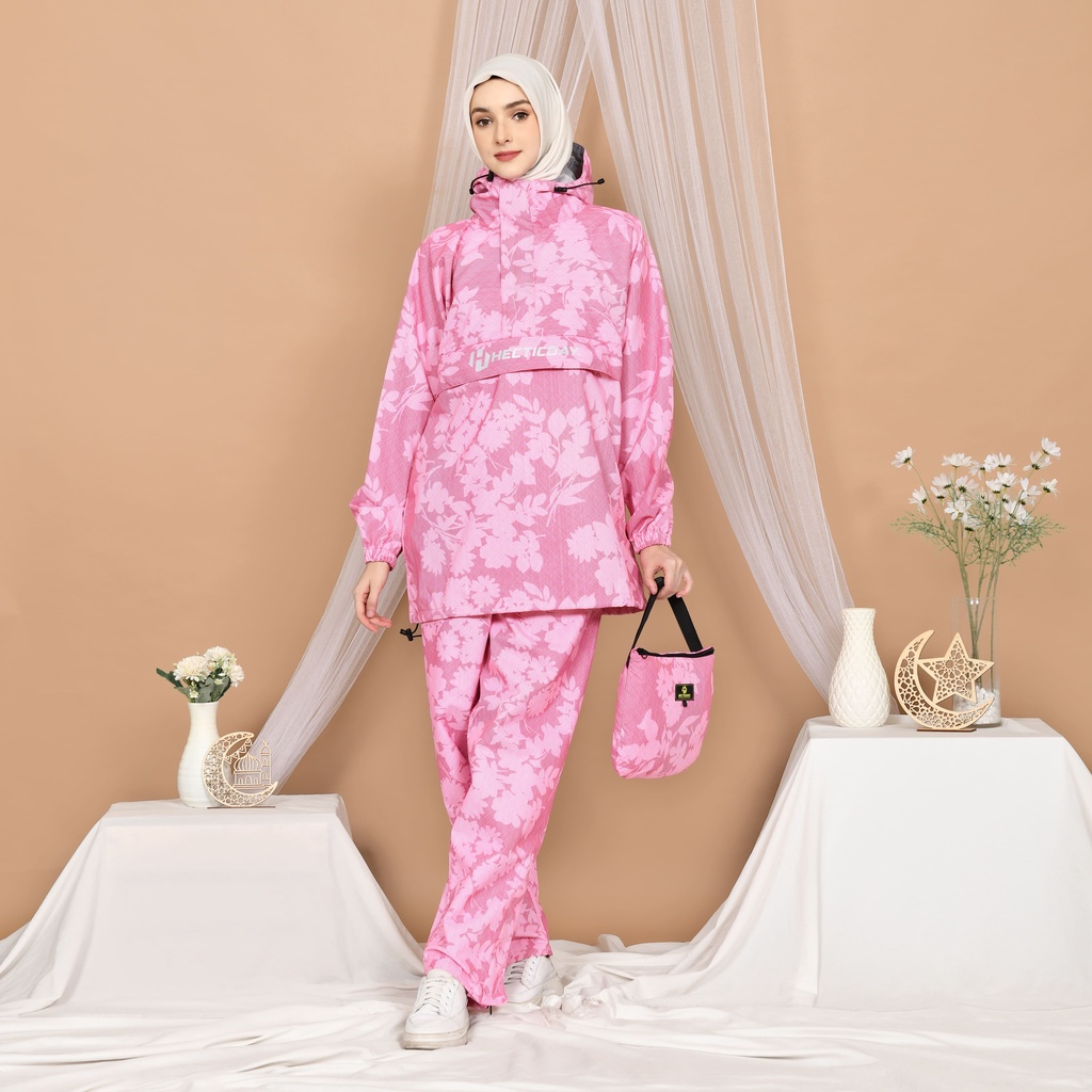 Jas Hujan Setelan Dewasa Baju Celana Motif Lucu Keren Murah Raincoat Mantel Hujan Jaket Celana Pria Wanita Dewasa Peakglory Raincoat