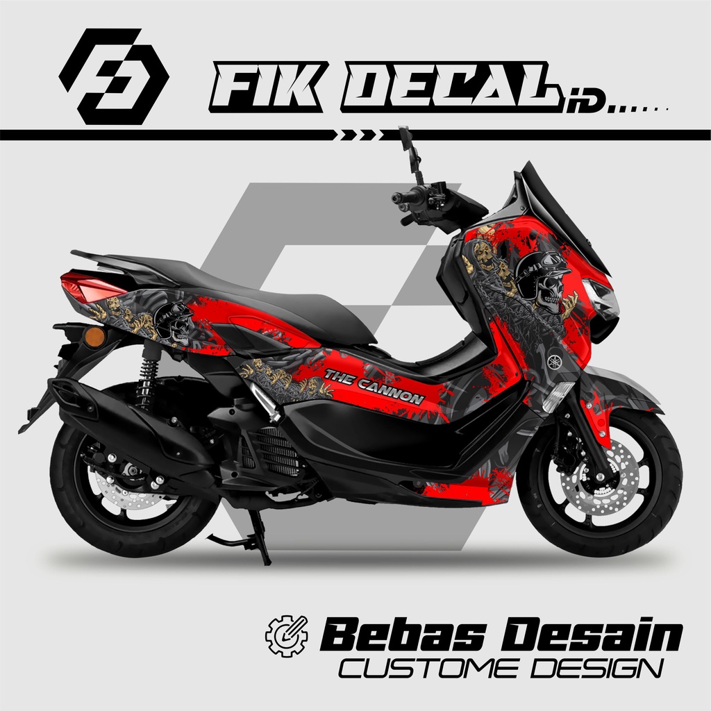 Decal stiker / sticker motor Nmax old / nmax 2022 terbaru FULL BODY NAGA