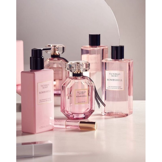 100% ORi Victoria's Secret Bombshell  Parfume, Body mist, Lotion, Shower gel
