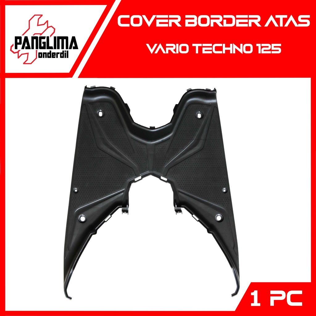 Cover Bordes Atas Vario Techno 125 FI-Helm In Lama KZR 2013-2015 Pelindung-Tutup-Penutup Pijakan Kaki Footrest-Foot Rest Merk WIN