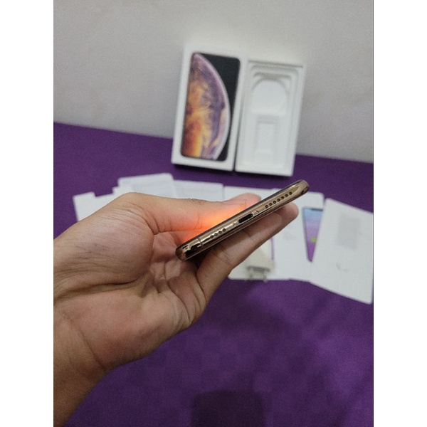 Iphone Xs max 256gb Ibox gold Fullset ori no headset