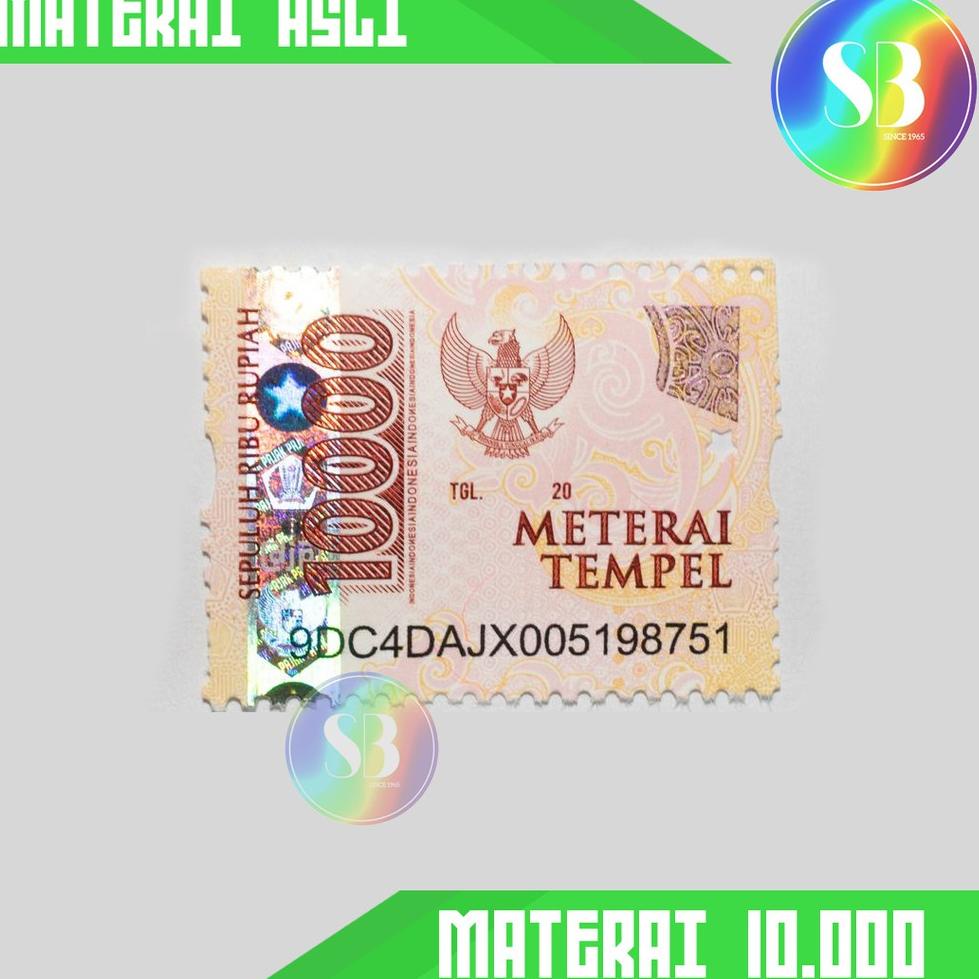 TERLARIS Materai 10.000 / Materai 10000 ☎