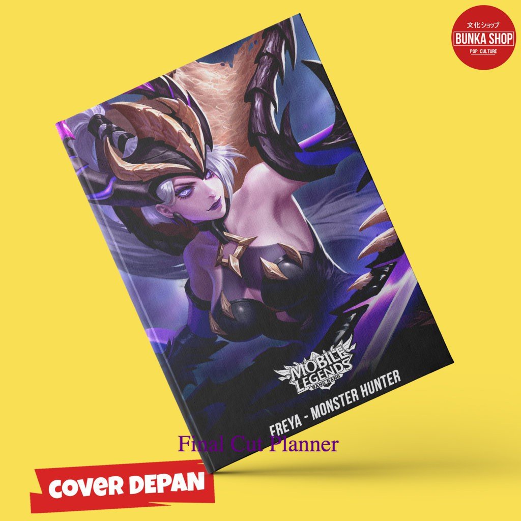 

Note Book Game Mobile Legends Freya Monster Hunter Hardcover A5 Buku Catatan Tulis Murah .