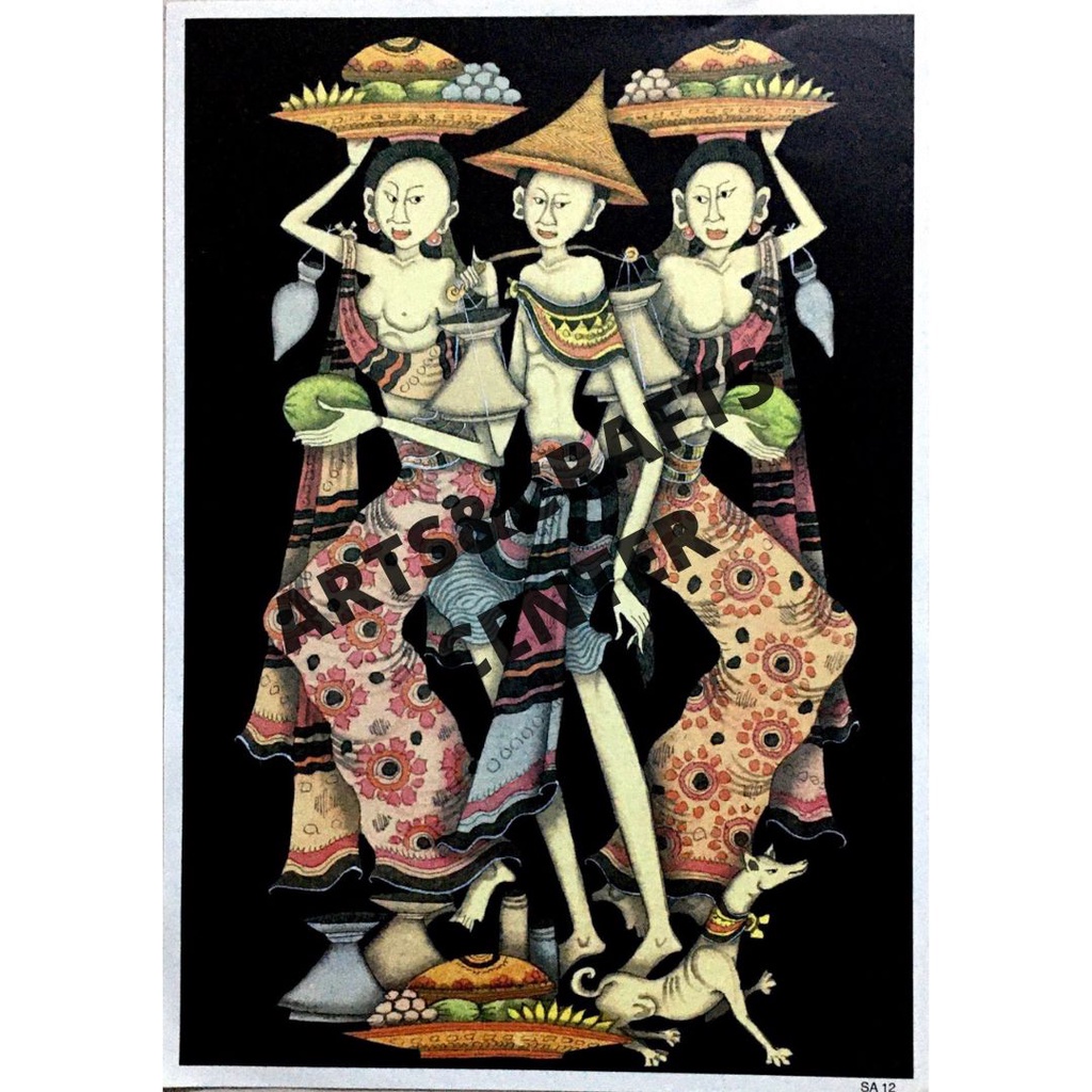 Gambar 3D Papertole Sesajen Bali