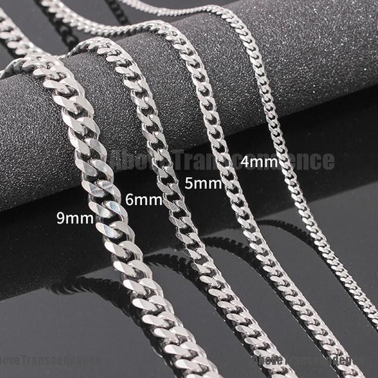 Viral KALUNG titanium pria Kalung RANTAI anti karat murah
