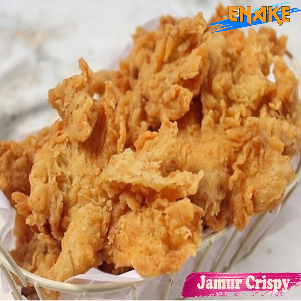 

Keripik Jamur Crispy - Kripik Jamur Tiram Gurih Kriuk Siap Makan Snack Bergizi