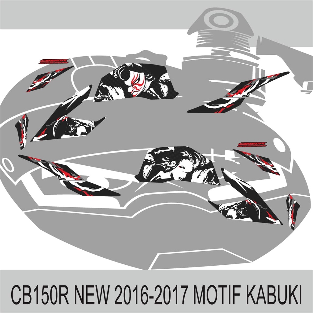 STRIPING CB 150 R NEW 2016-2017 KABUKI