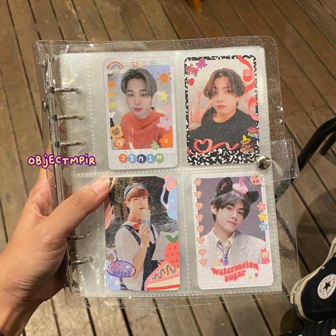 

Binder Photocard A5 Termasuk Isi 25 Sleeve Muat 200 Pc / Cc / Polaroid