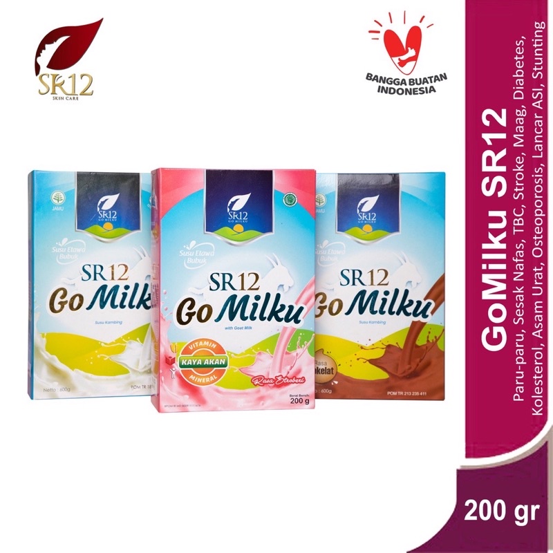 

GoMilku SR12 200g Susu Bubuk Etawa Premium