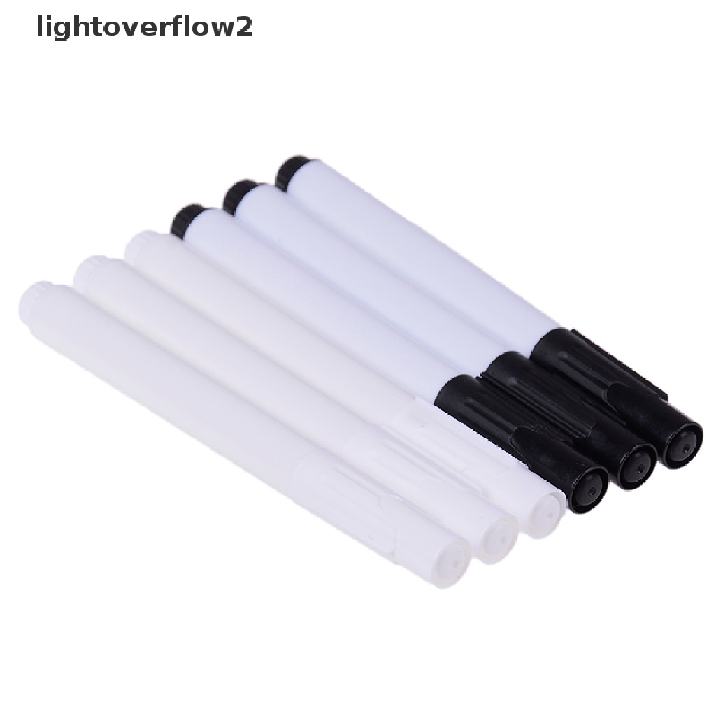 (lightoverflow2) 1pc Spidol Kapur Cair Warna Putih Untuk Papan Tulis / Kaca / Jendela (ID)