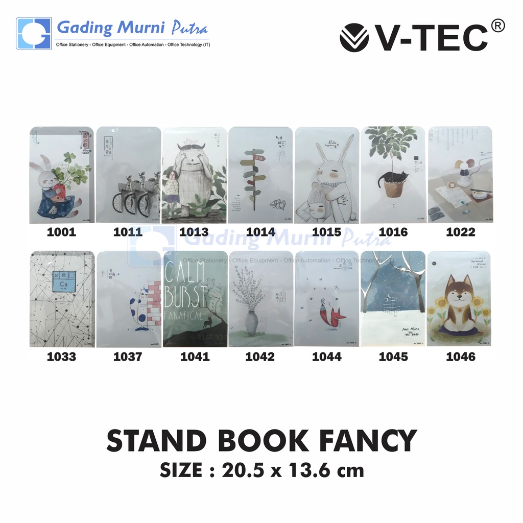 

STANDBOOK / SANDARAN BUKU / PENYANGGA BUKU V-TEC FANCY MOTIF