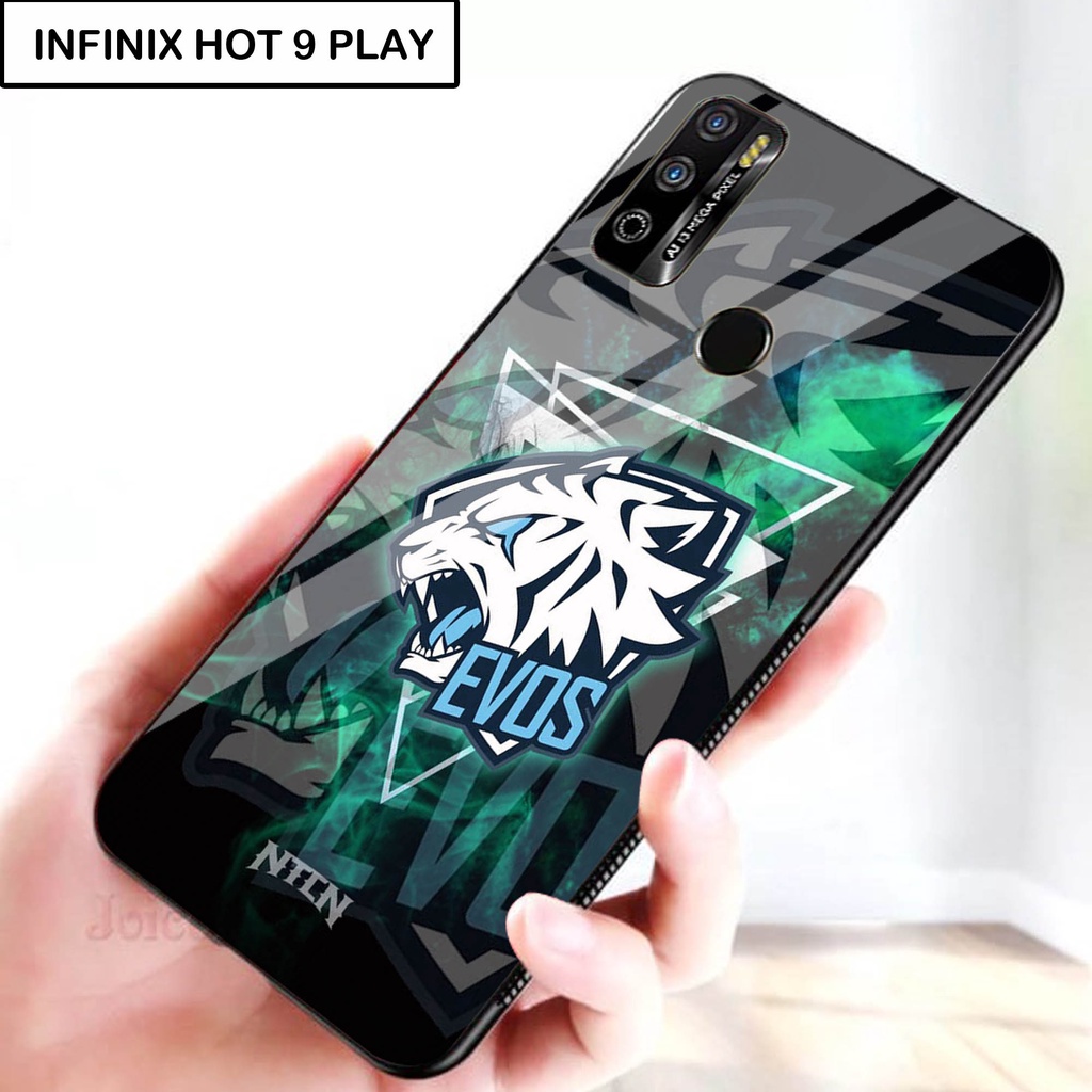 Softcase Kaca For INFINIX HOT 9 PLAY - Case Handphone INFINIX HOT 9 PLAY [T17].