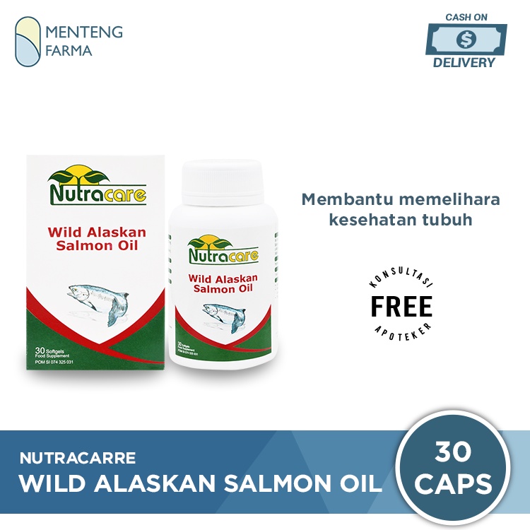 Nutracare Wild Alaskan Salmon Oil - Minyak Salmon Alaska untuk Kesehatan Tubuh