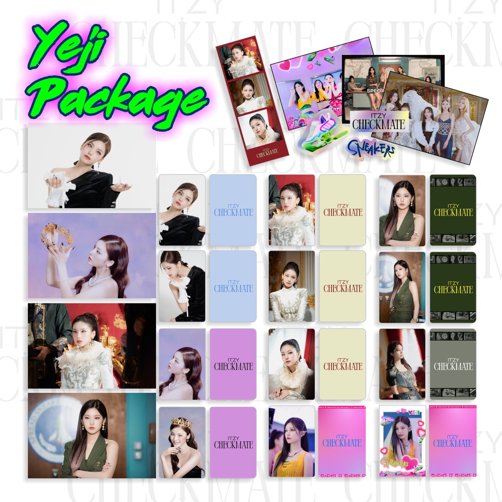 premium PHOTOCARD/PC ITZY Checkmate Making Photo - Yeji Package