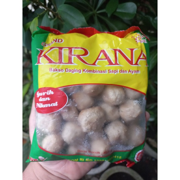 Jual Kirana Bakso Daging Sapi And Ayam Isi 50pcs Kemasan 450gram