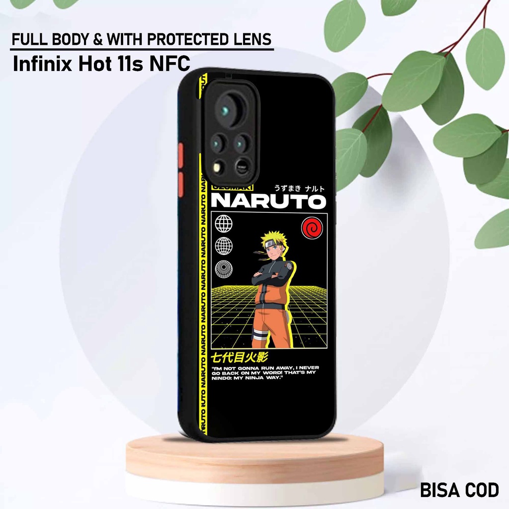 Softcase Dove Infinix Hot 11s Nfc - Motif [ Aesth Anime 1 ] - Silikon Protec camera Infinix Hot 11s 