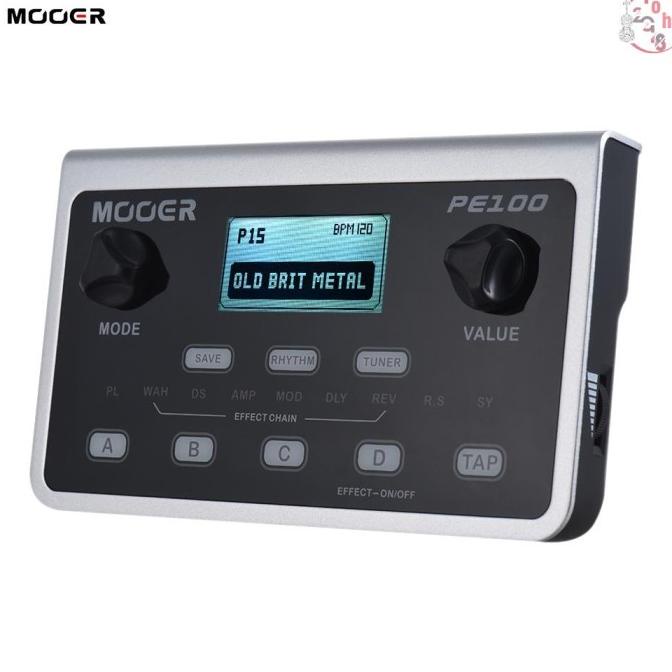 Mooer Pe100 Portable Multi-Effects Processor Guitar Effect Pedal