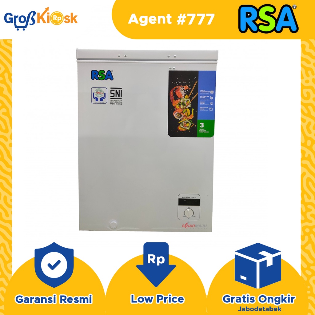 CHEST FREEZER / FREEZER BOX RSA CF 160 / CF-160